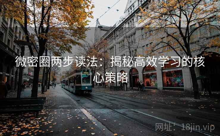 微密圈两步读法:揭秘高效学习的核心策略 微密圈两步读法:揭秘高效学习的核心策略